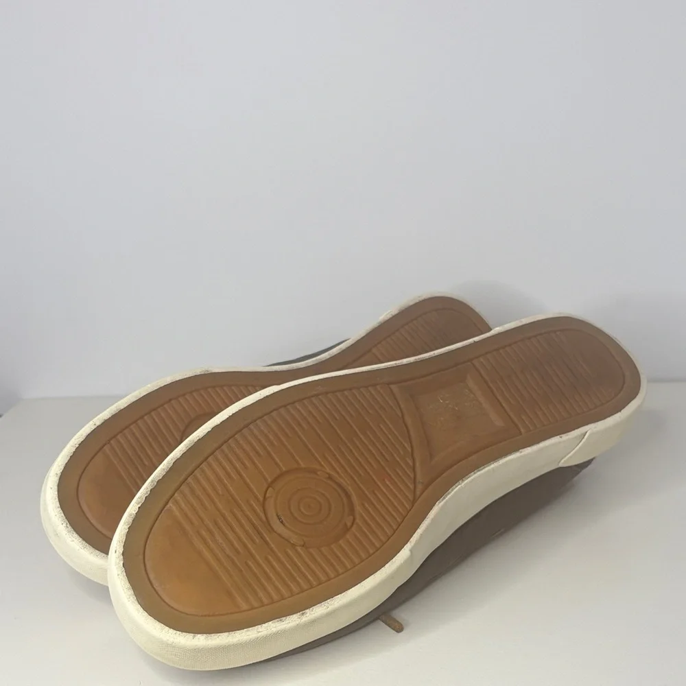 Polo Ralph Lauren Brown and Tan Boat Shoes